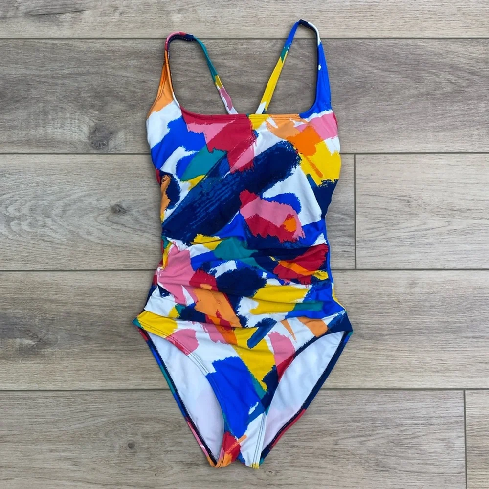 Nautica‎ Ruched One Piece Swimsuit